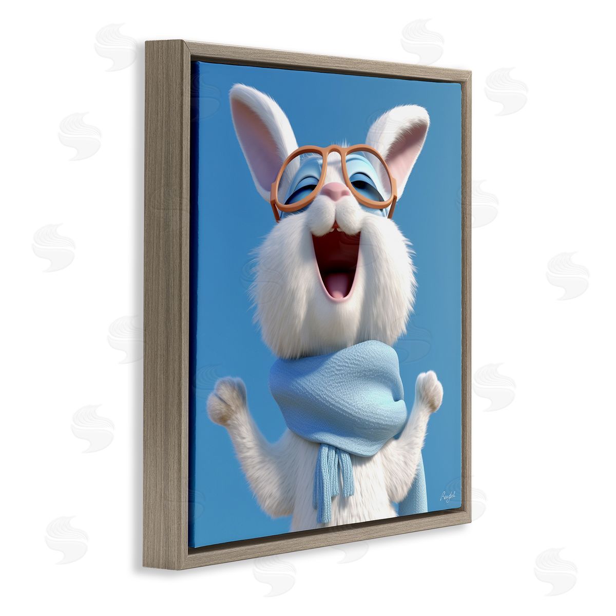 Roozbeh | Happy Rabbit in Blue