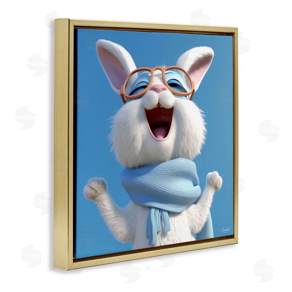 Roozbeh | Happy Rabbit in Blue