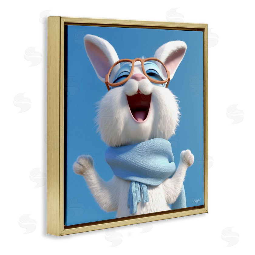 Roozbeh | Happy Rabbit in Blue