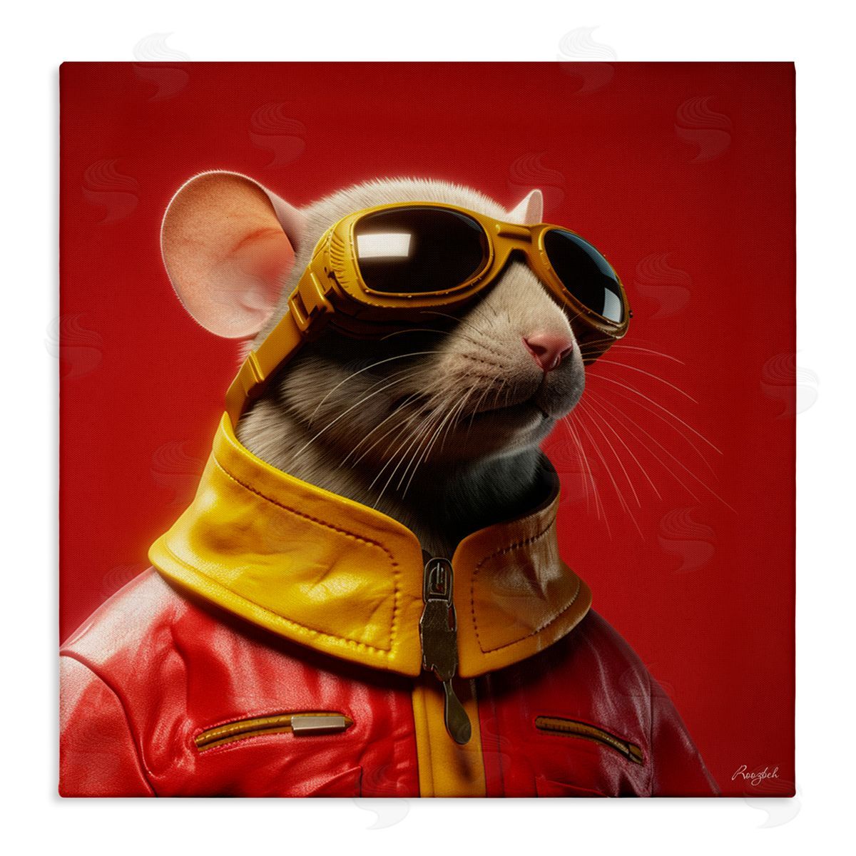 Roozbeh | Mouse in Red Portrait