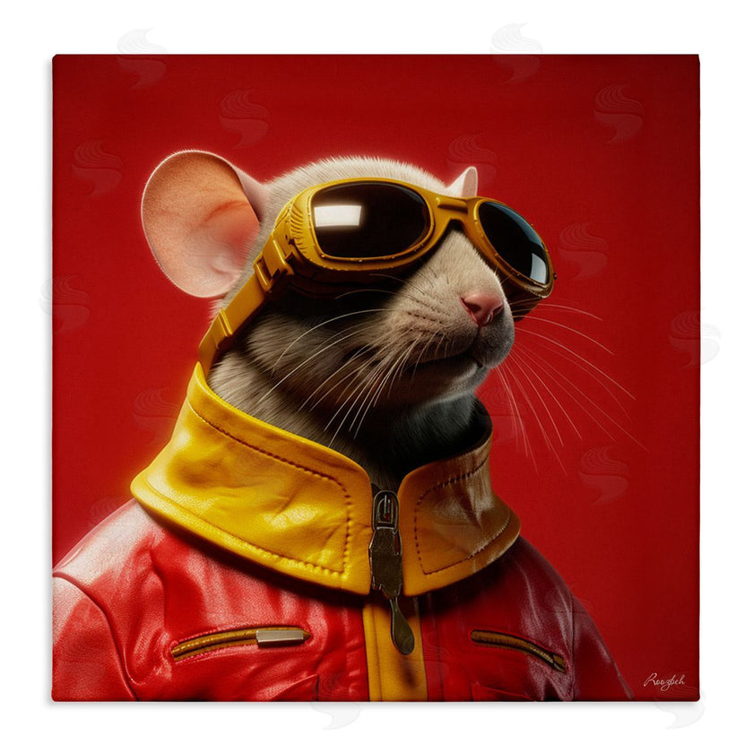 Roozbeh | Mouse in Red Portrait