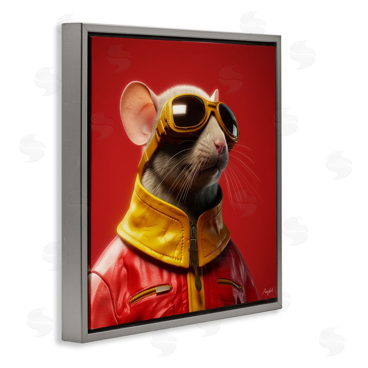 Roozbeh | Mouse in Red Portrait