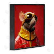 Roozbeh | Mouse in Red Portrait