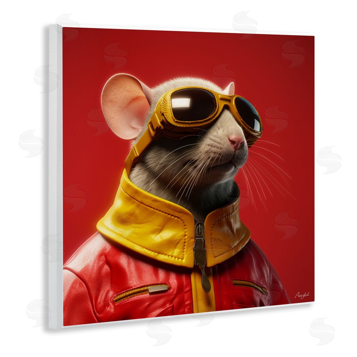 Roozbeh | Mouse in Red Portrait