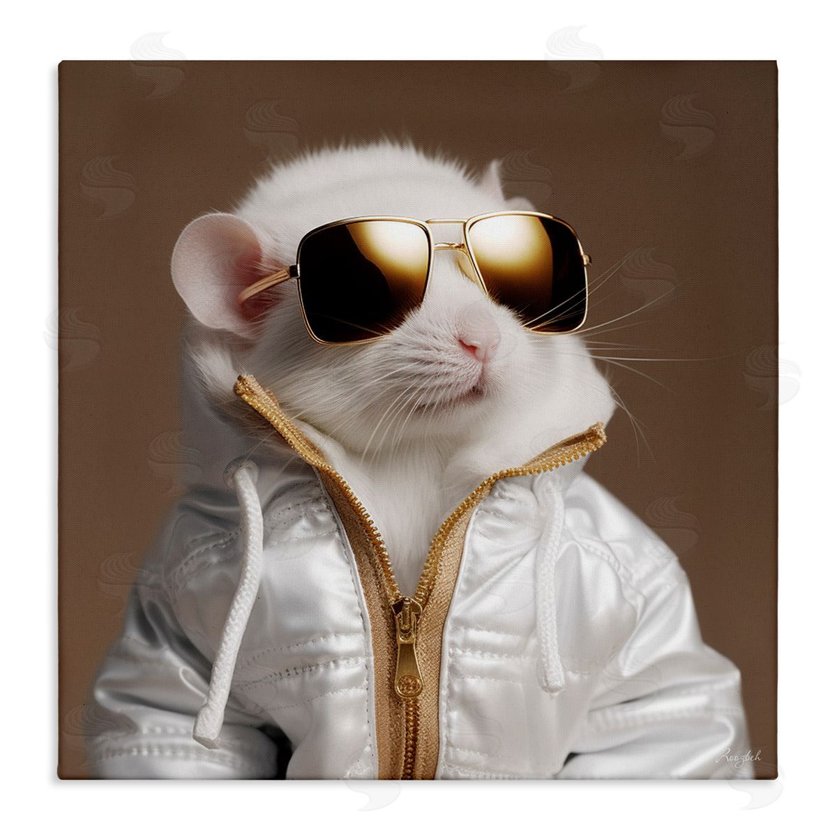 Roozbeh | Fashionable White Mouse