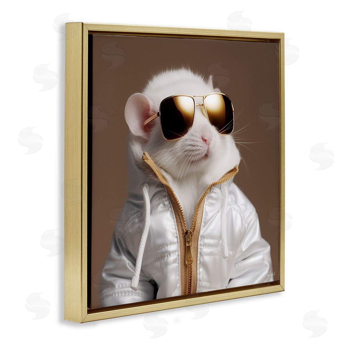 Roozbeh | Fashionable White Mouse