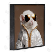 Roozbeh | Fashionable White Mouse