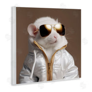Roozbeh | Fashionable White Mouse
