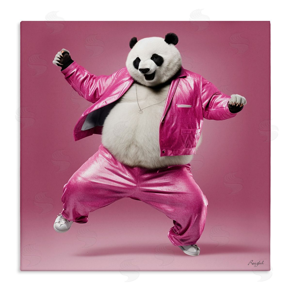 Roozbeh | Dancing Panda in Pink