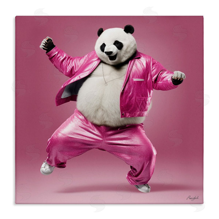 Roozbeh | Dancing Panda in Pink