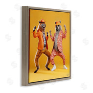 Roozbeh | Dancing Foxes on Yellow
