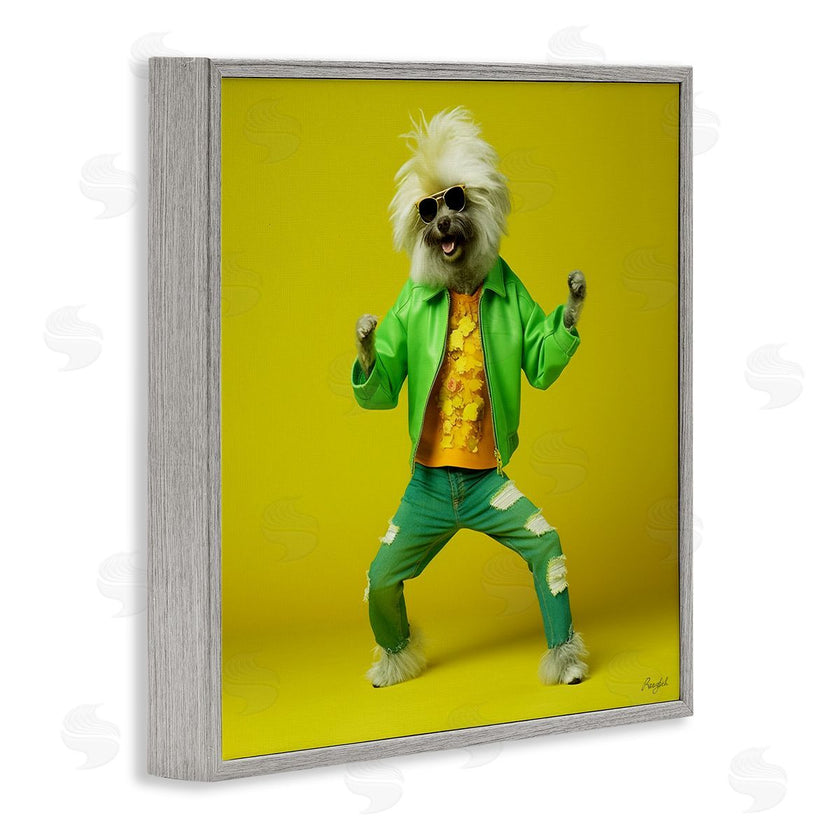 Roozbeh | Dancing Dog in Green