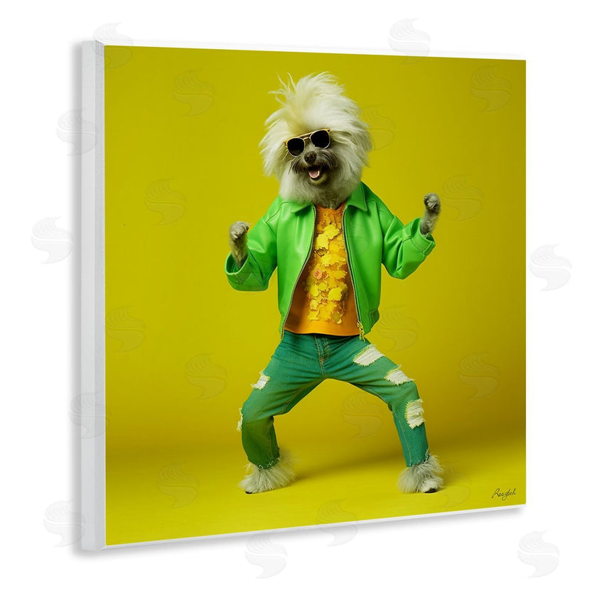 Roozbeh | Dancing Dog in Green