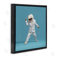 Roozbeh | Dog Dancing on Blue