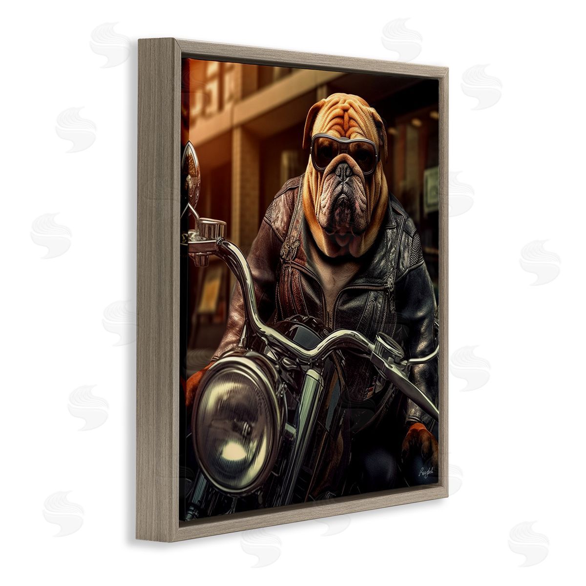 Roozbeh | Bulldog Biker Portrait