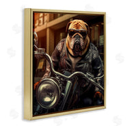 Roozbeh | Bulldog Biker Portrait