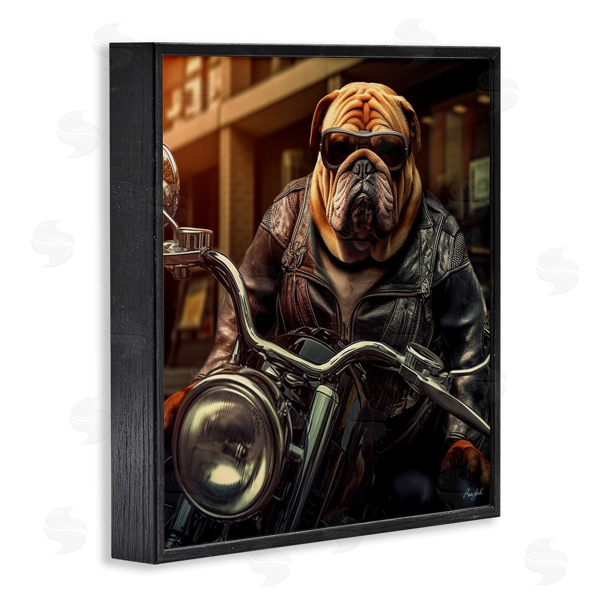 Roozbeh | Bulldog Biker Portrait