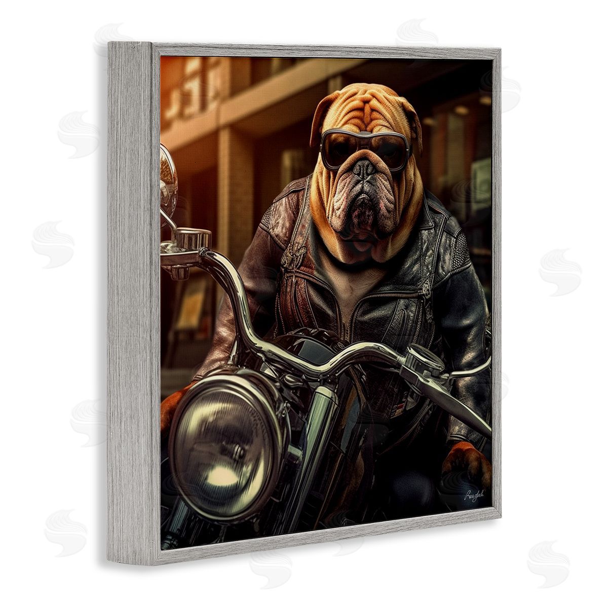 Roozbeh | Bulldog Biker Portrait