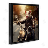 Roozbeh | Pig Riding Motorcycle