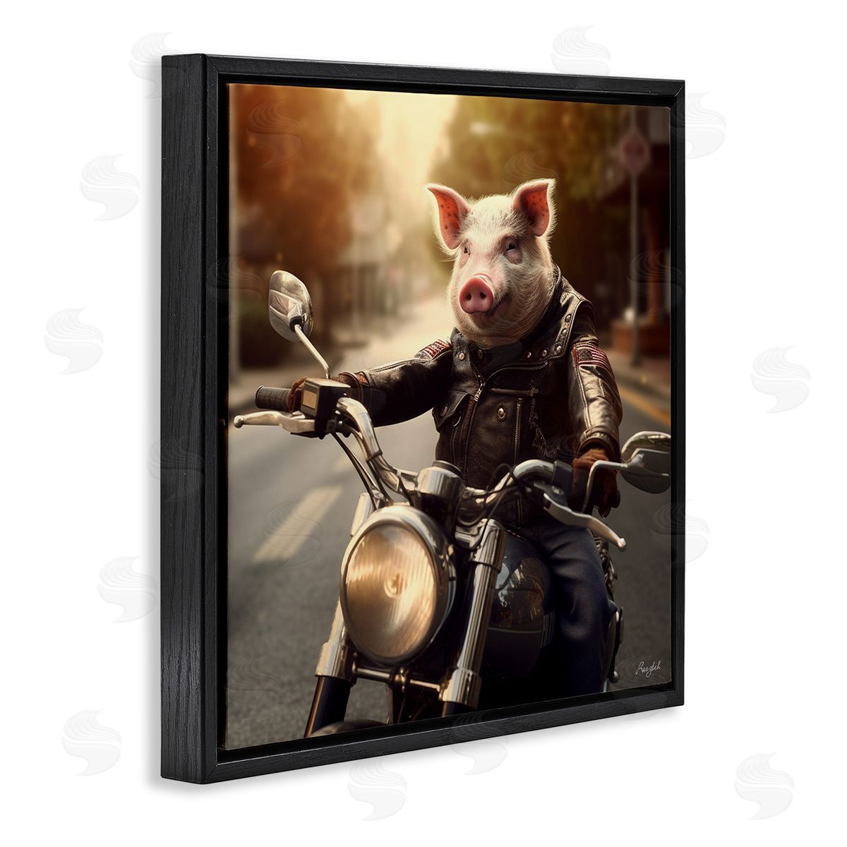 Roozbeh | Pig Riding Motorcycle