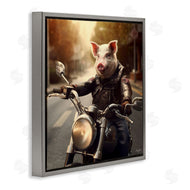 Roozbeh | Pig Riding Motorcycle