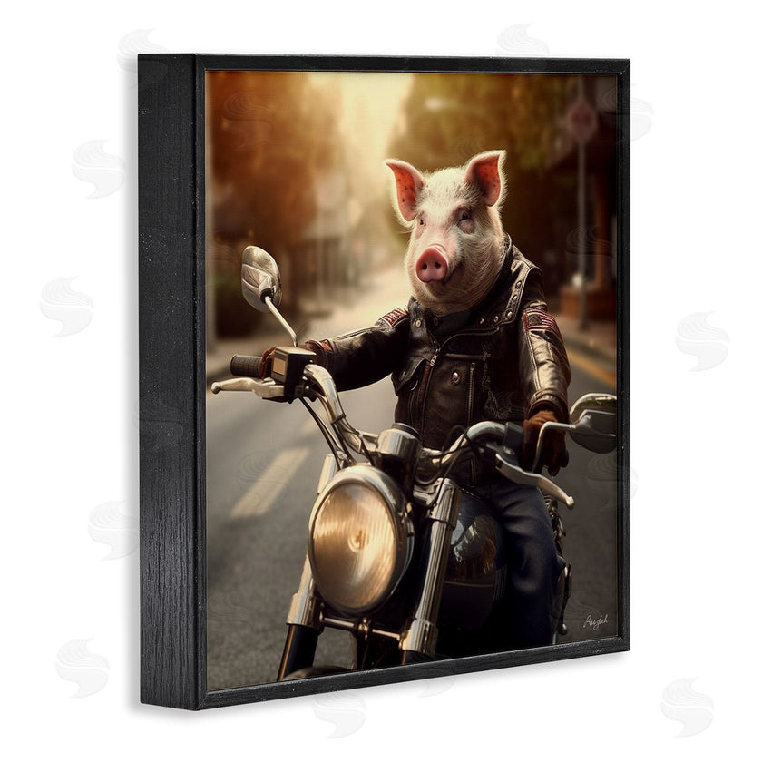 Roozbeh | Pig Riding Motorcycle