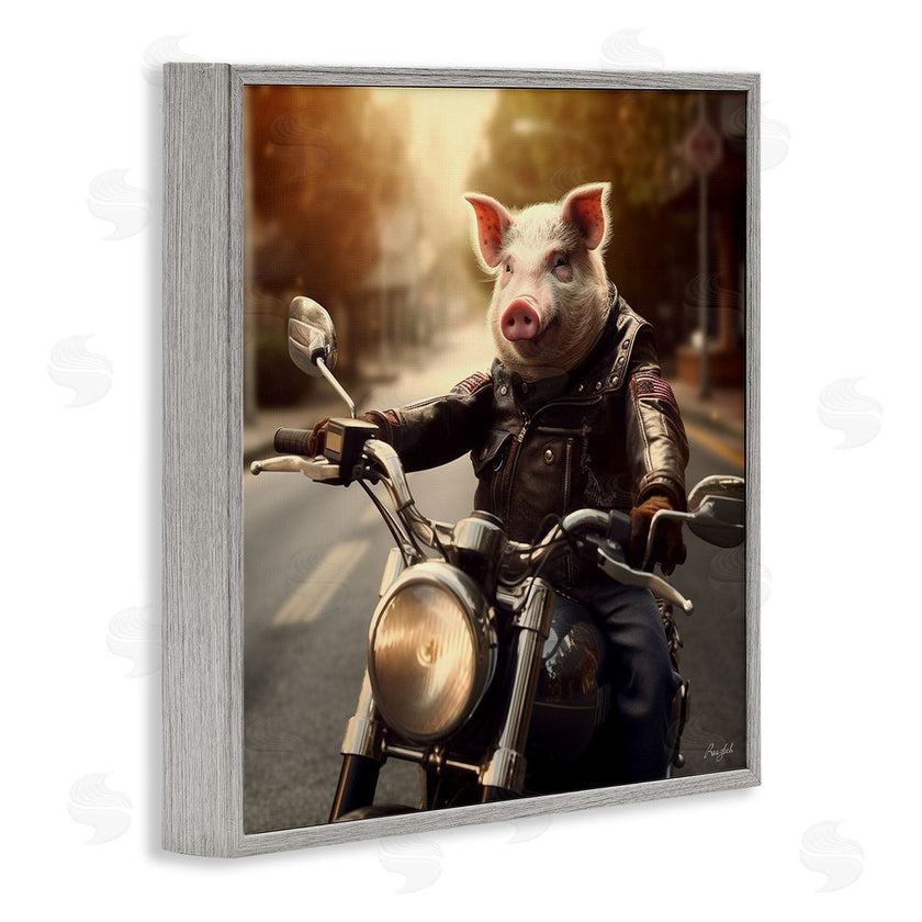 Roozbeh | Pig Riding Motorcycle