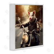 Roozbeh | Pig Riding Motorcycle