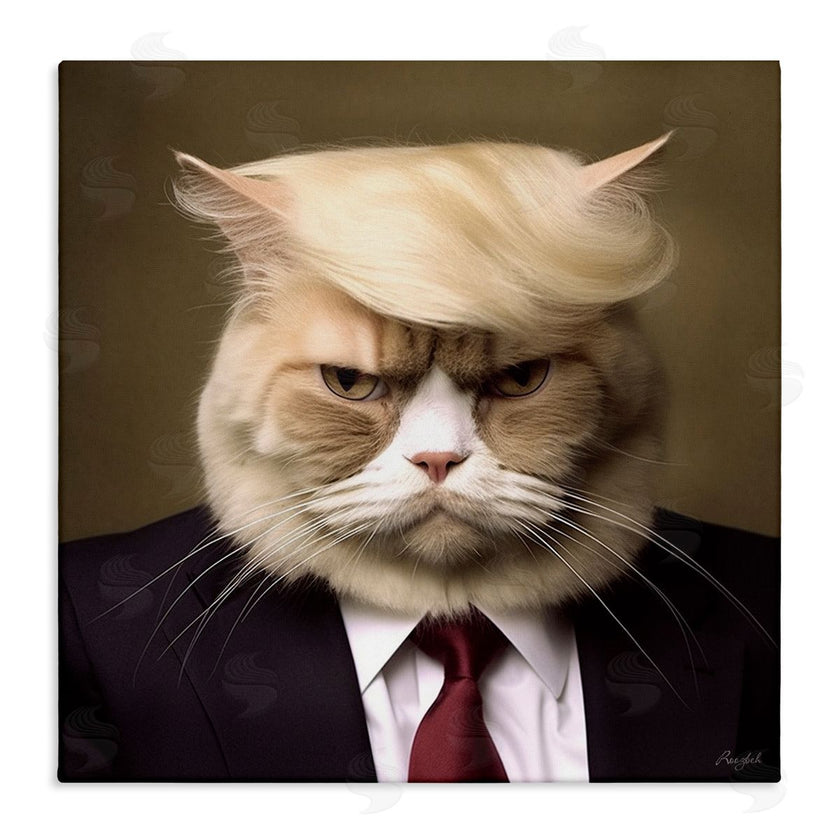 Roozbeh | Trump Cat Portrait
