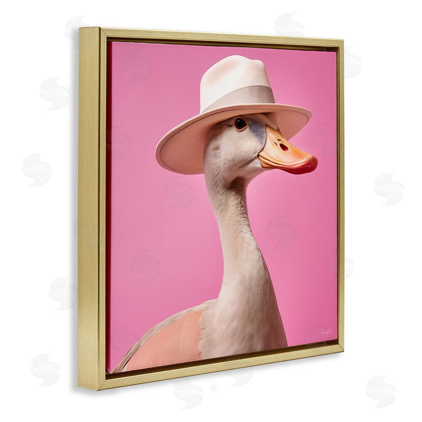 Roozbeh | Duck in Hat on Pink