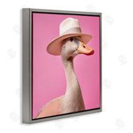 Roozbeh | Duck in Hat on Pink