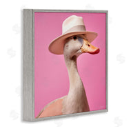 Roozbeh | Duck in Hat on Pink
