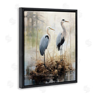 Ray Powers | Cranes in Pond Nature