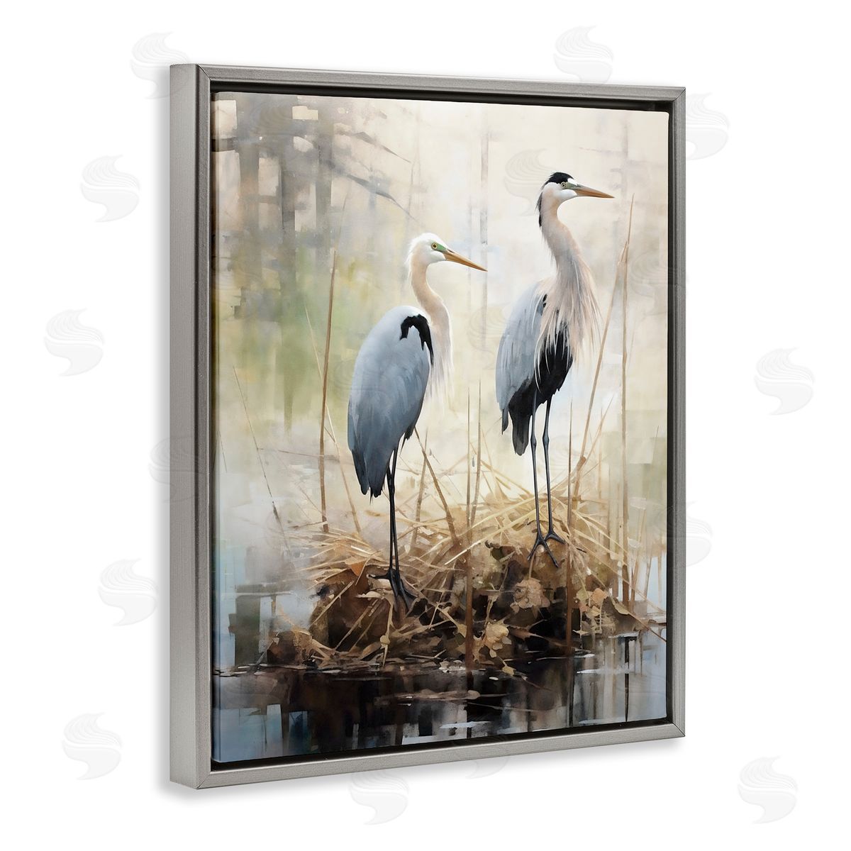 Ray Powers | Cranes in Pond Nature