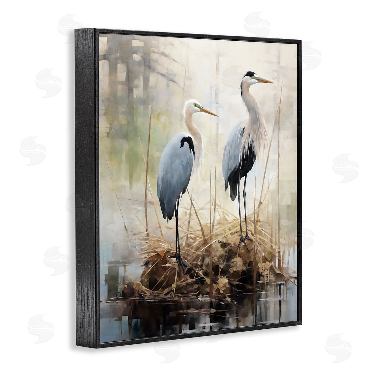 Ray Powers | Cranes in Pond Nature