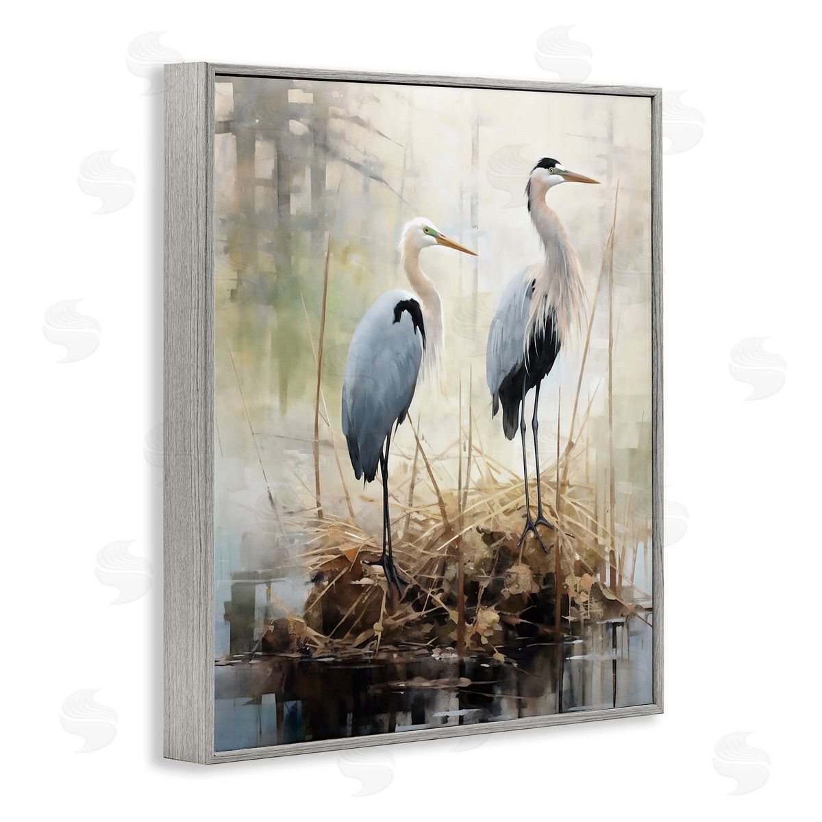Ray Powers | Cranes in Pond Nature