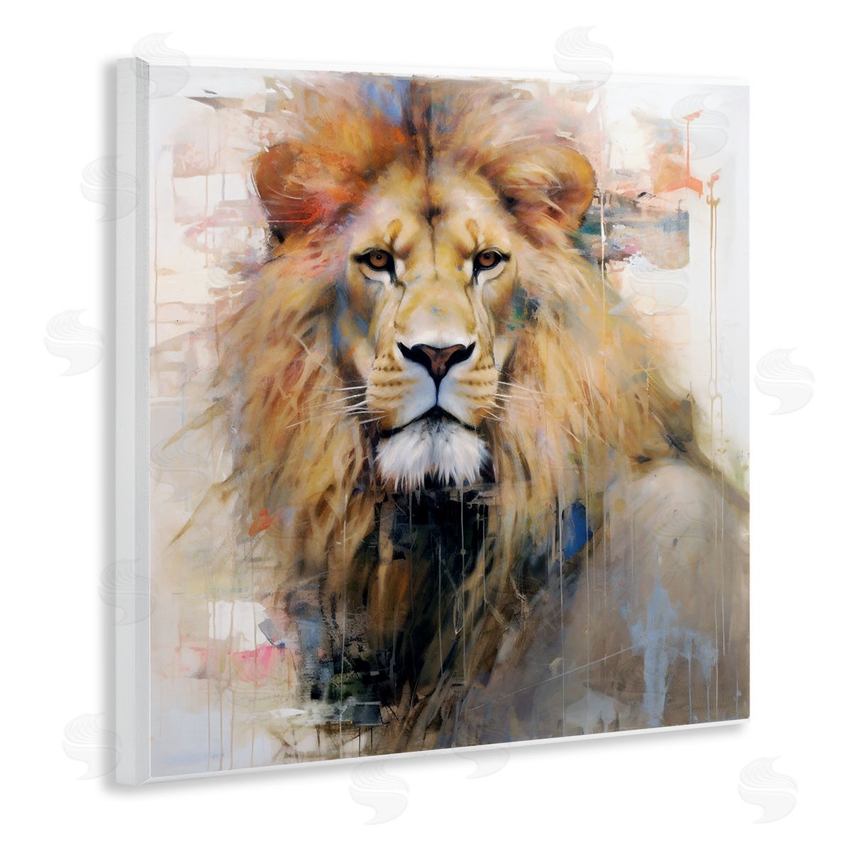 Ray Powers Modern Lion Portrait Wall Plaque Artside_