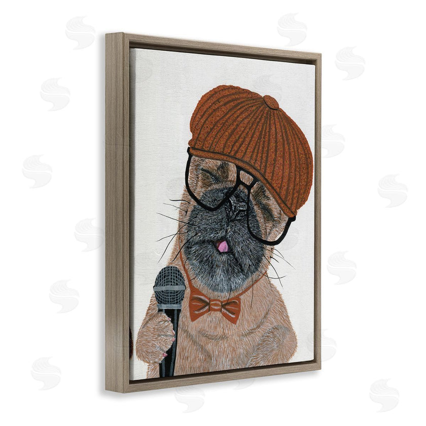 Melissa Symons | Hipster Pug Portrait