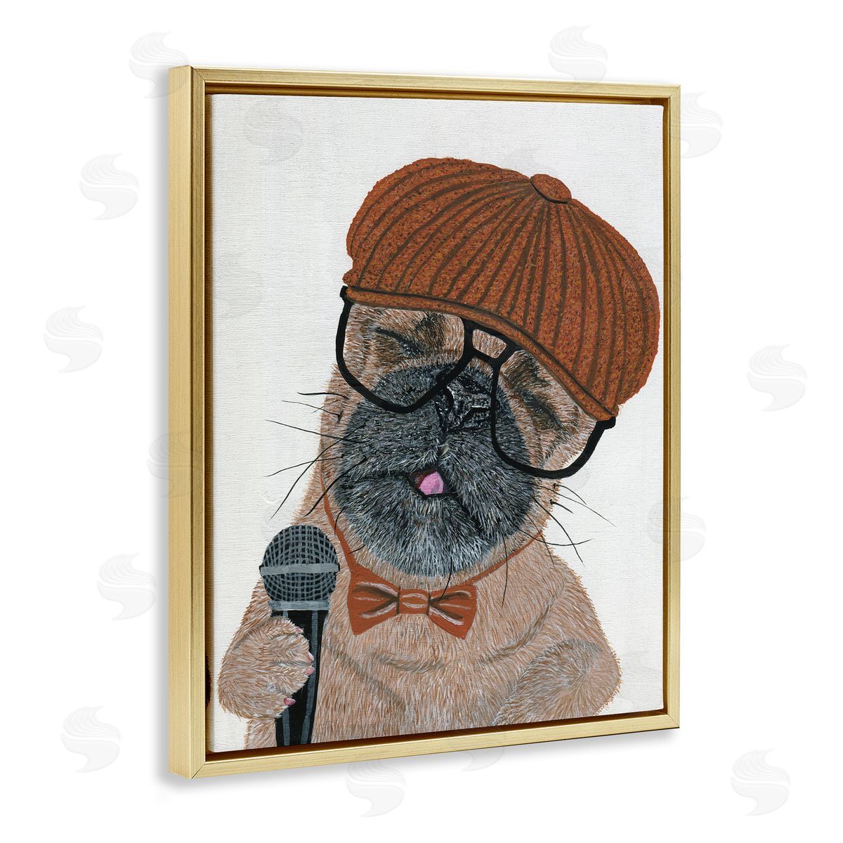 Melissa Symons | Hipster Pug Portrait