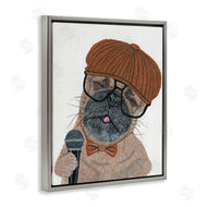 Melissa Symons | Hipster Pug Portrait