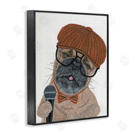 Melissa Symons | Hipster Pug Portrait