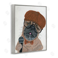 Melissa Symons | Hipster Pug Portrait