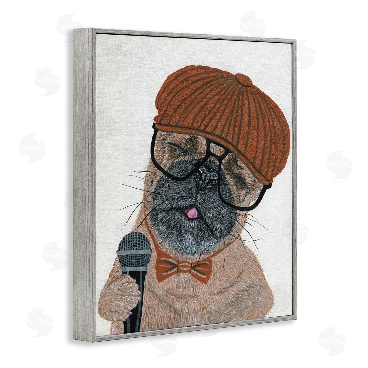 Melissa Symons | Hipster Pug Portrait