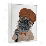 Melissa Symons | Hipster Pug Portrait