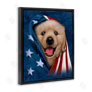 Vincent Hie | Puppy & American Flag