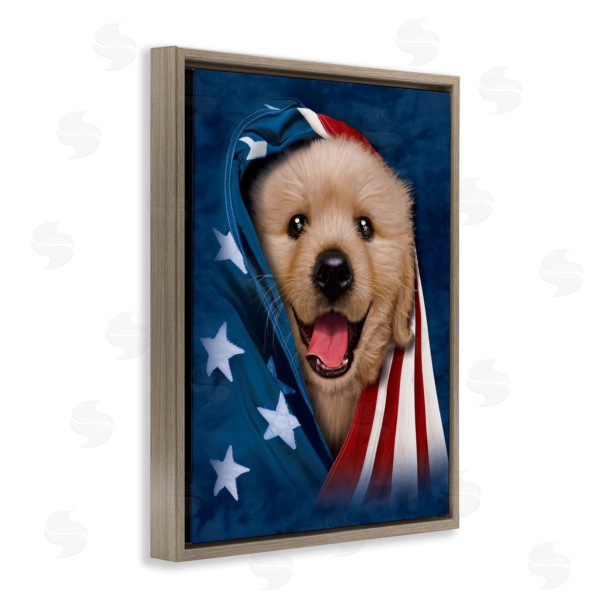 Vincent Hie | Puppy & American Flag