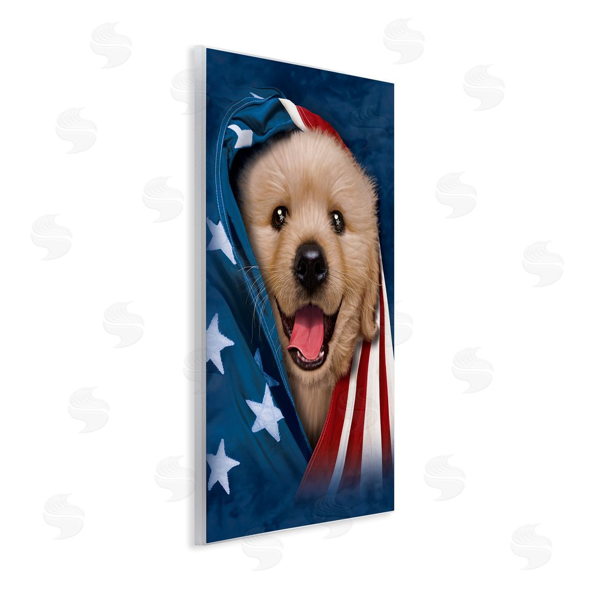 Vincent Hie | Puppy & American Flag