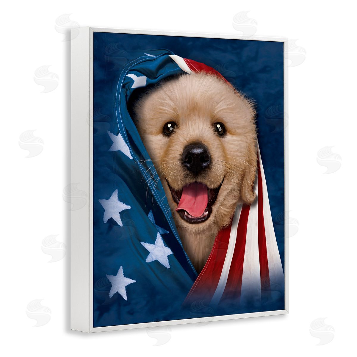 Vincent Hie | Puppy & American Flag