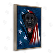 Vincent Hie | Labrador & American Flag