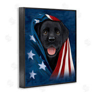 Vincent Hie | Labrador & American Flag
